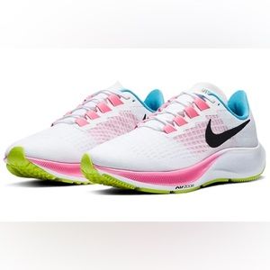 Nike Air Zoom Pegasus 37 CZ7990-100 White/Pink Glow/Volt/Black 10.5M/12W